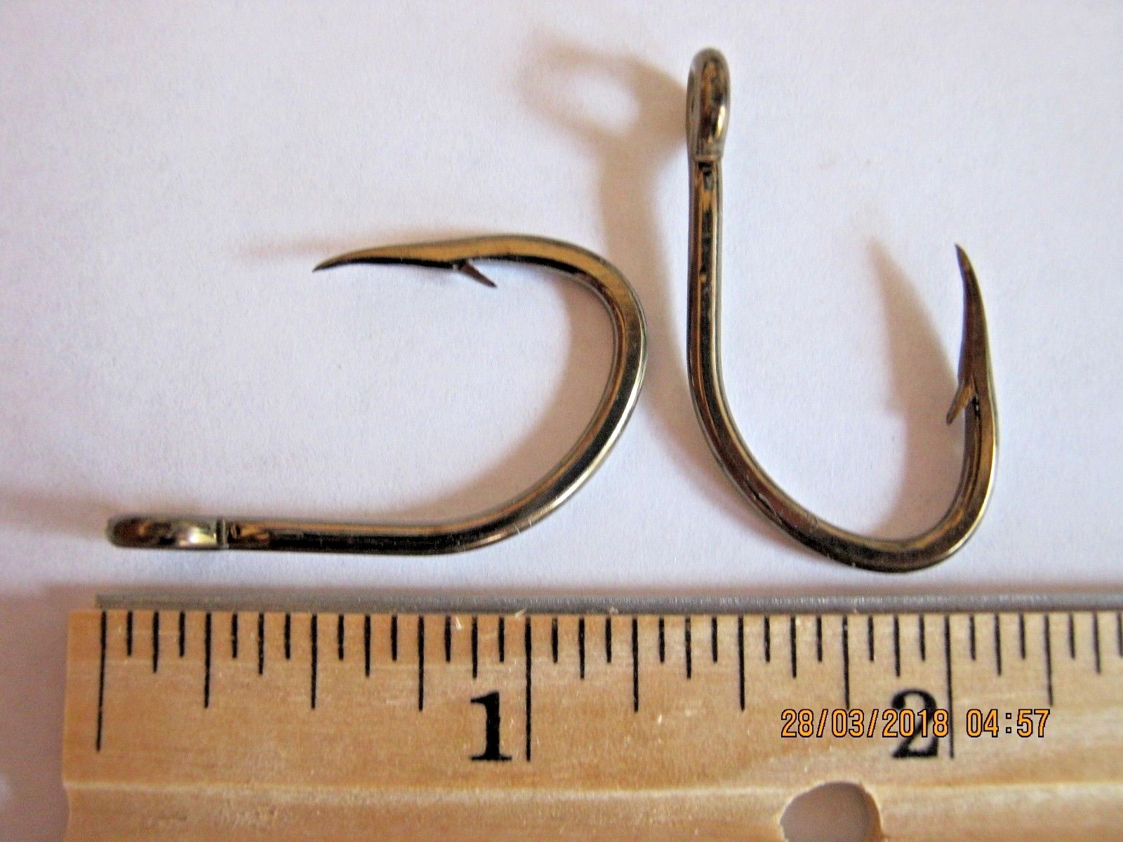 40 Eagle claw Bronze Saltwater Live Bait Hooks 4/0  FL116MG NICE DORADO