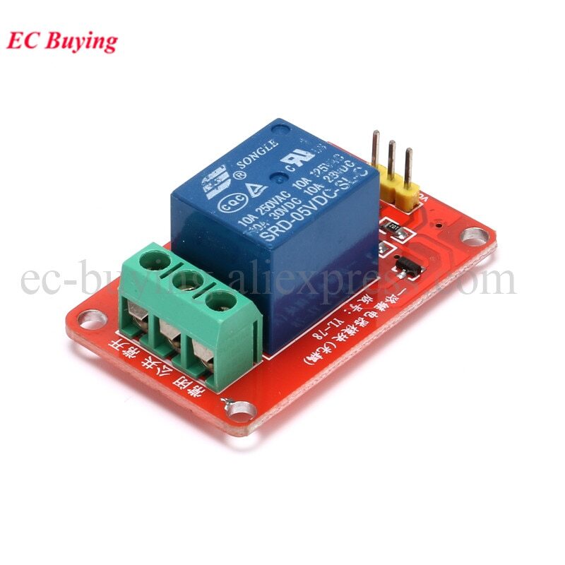 1/2/5pcs 1 Channel RM Relay Module With Optocoupler Shield 5V 10A for Arduino