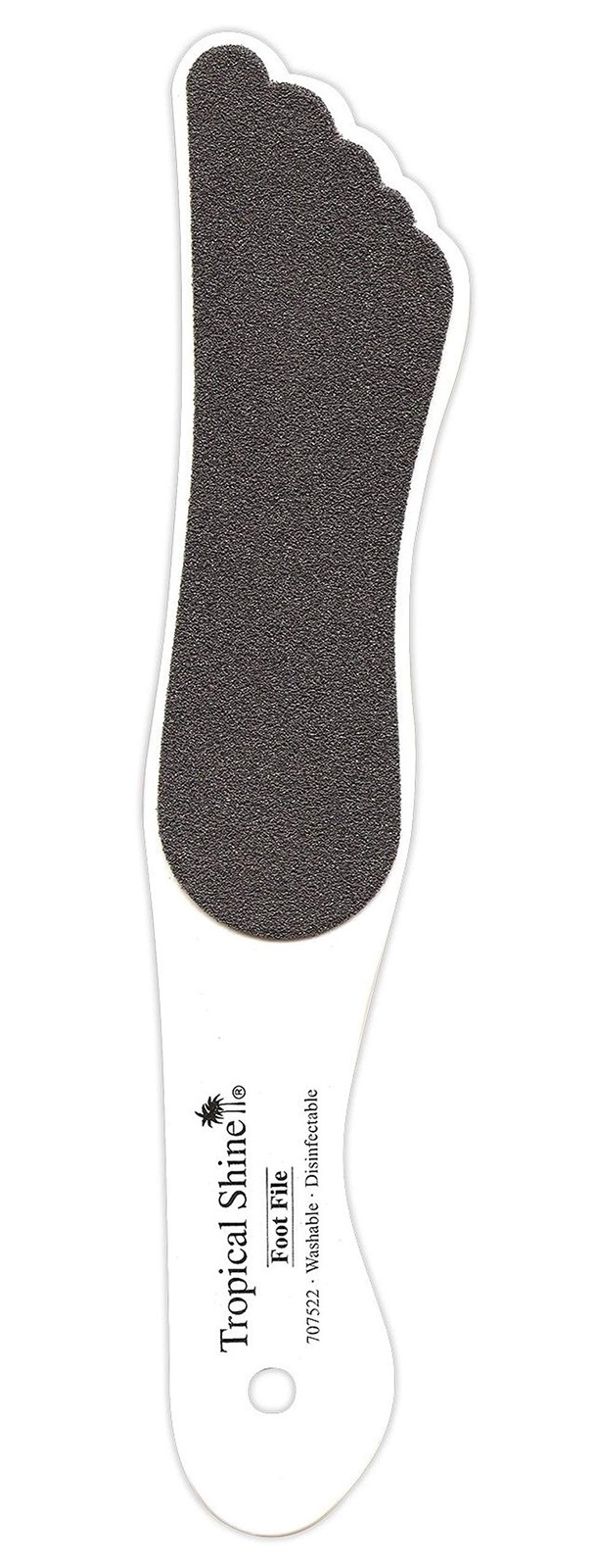 Tropical Shine Large Black Foot File Coarse 100 1 Count (Pack of 1),