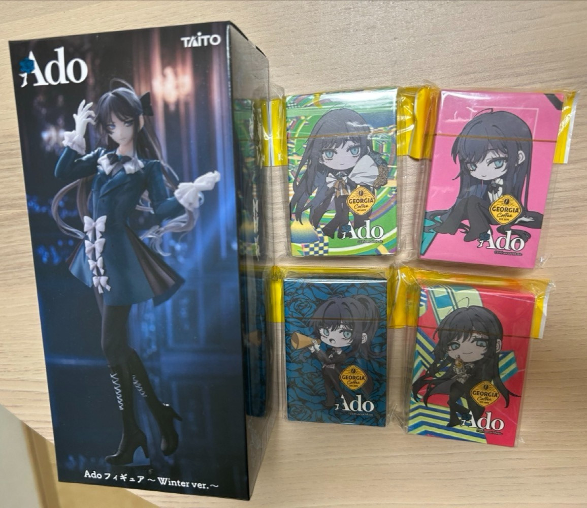 Ado Figure Winter ver. Round One LTD & Playing Cards Set 2025 Official