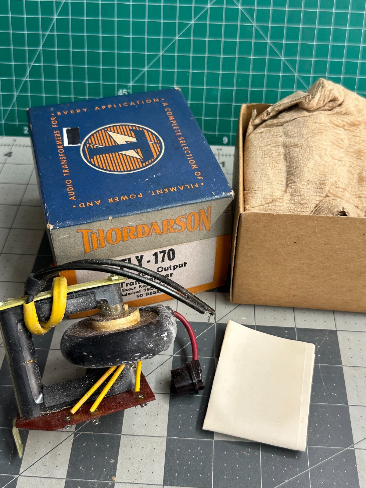 NOS VINTAGE Thordarson FLY 170 Transformer Horizontal Output Admiral 79D74-1/-2