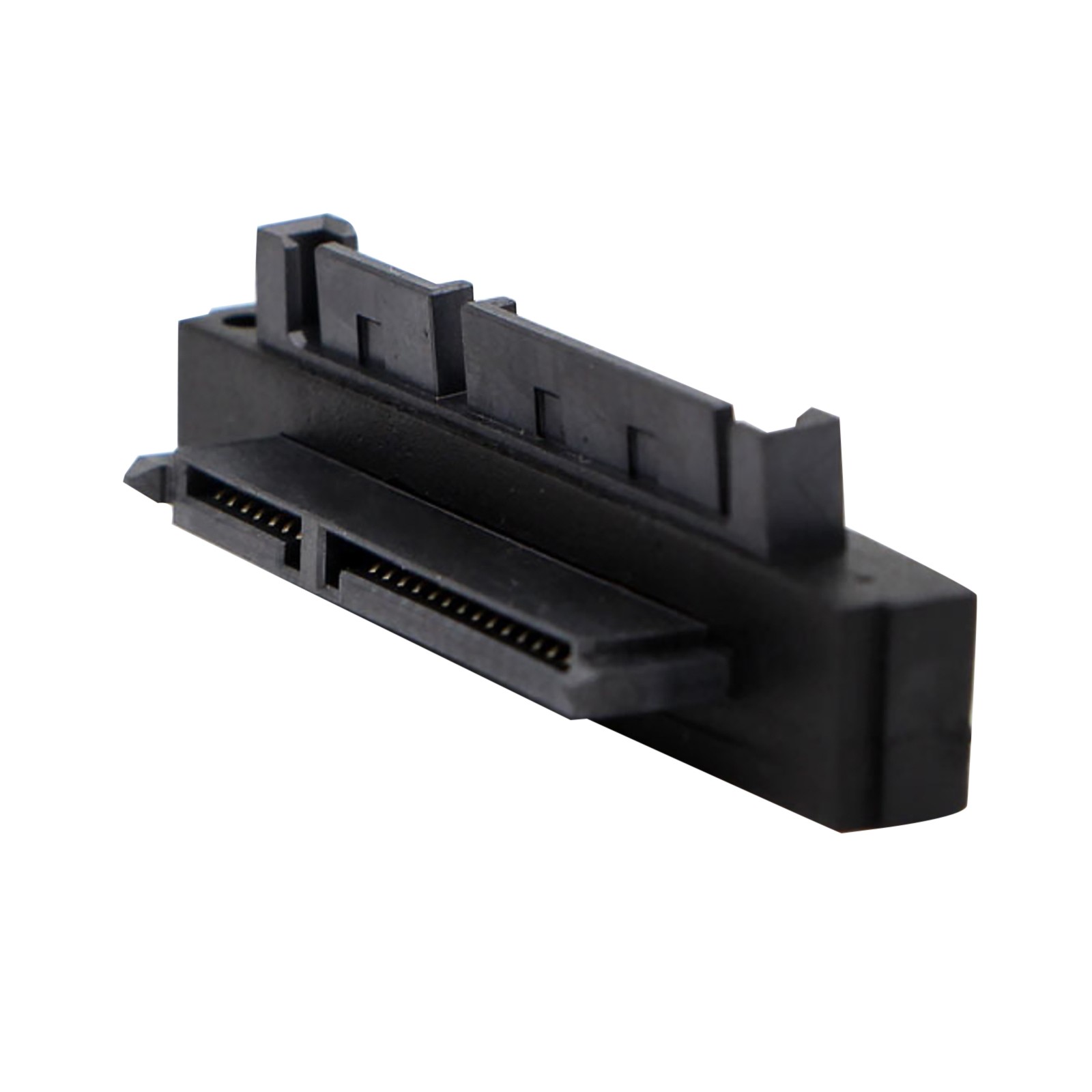 90 Degree SATA 22Pin 7+15 Male To SATA 22Pin Female Connector SATA Adapter