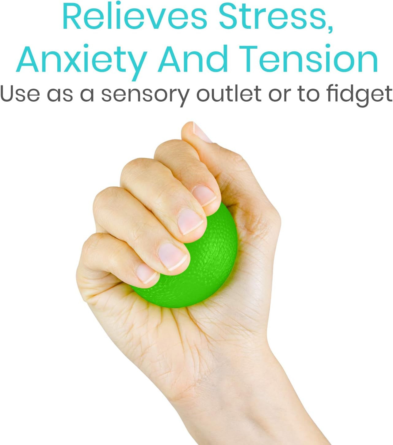 Vive Squeeze Balls for Hand Therapy, Exercise, Arthritis (W/ Rehab Video App) -