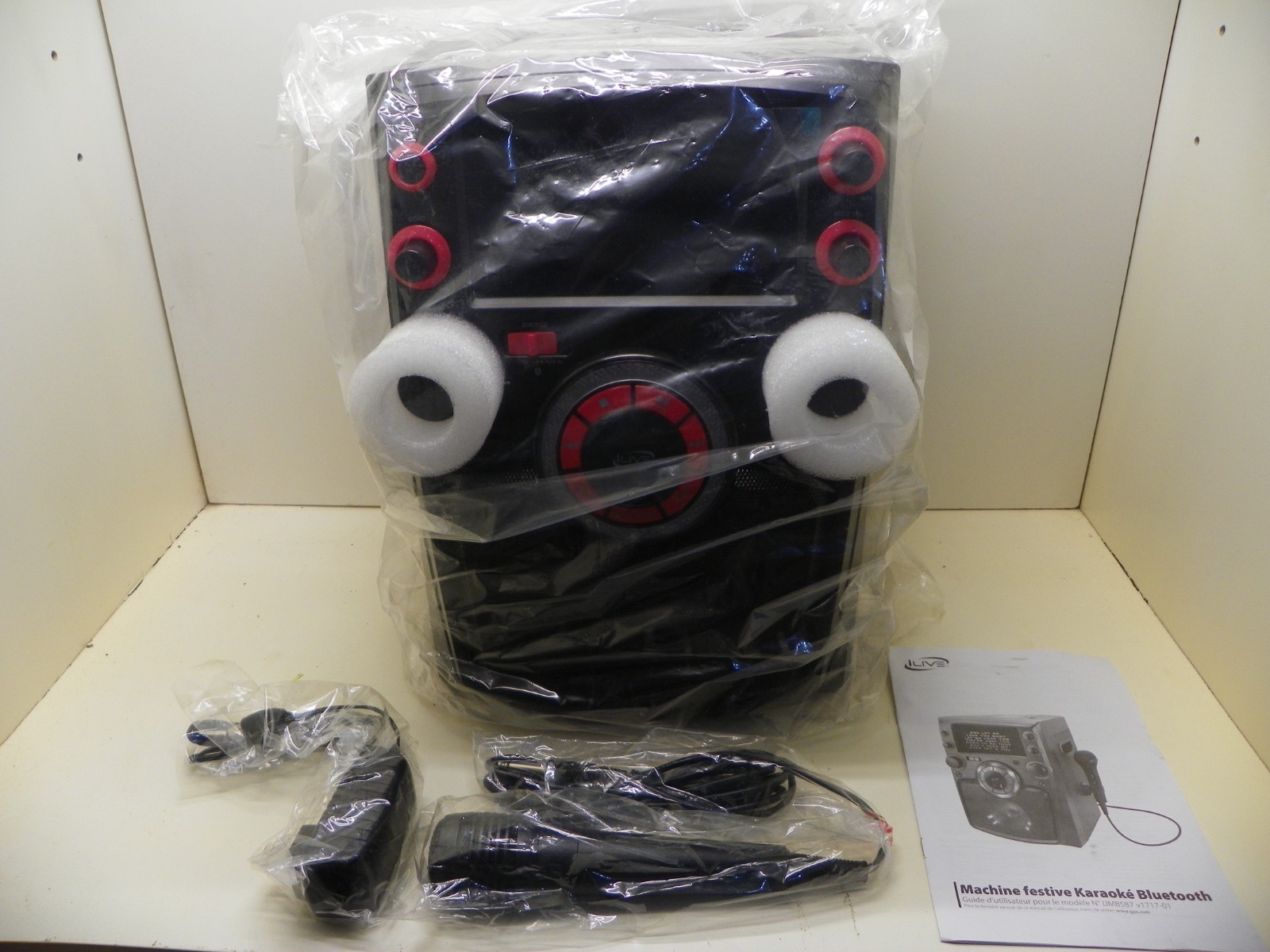 iLive IJMB587B Karaoke System with Bluetooth