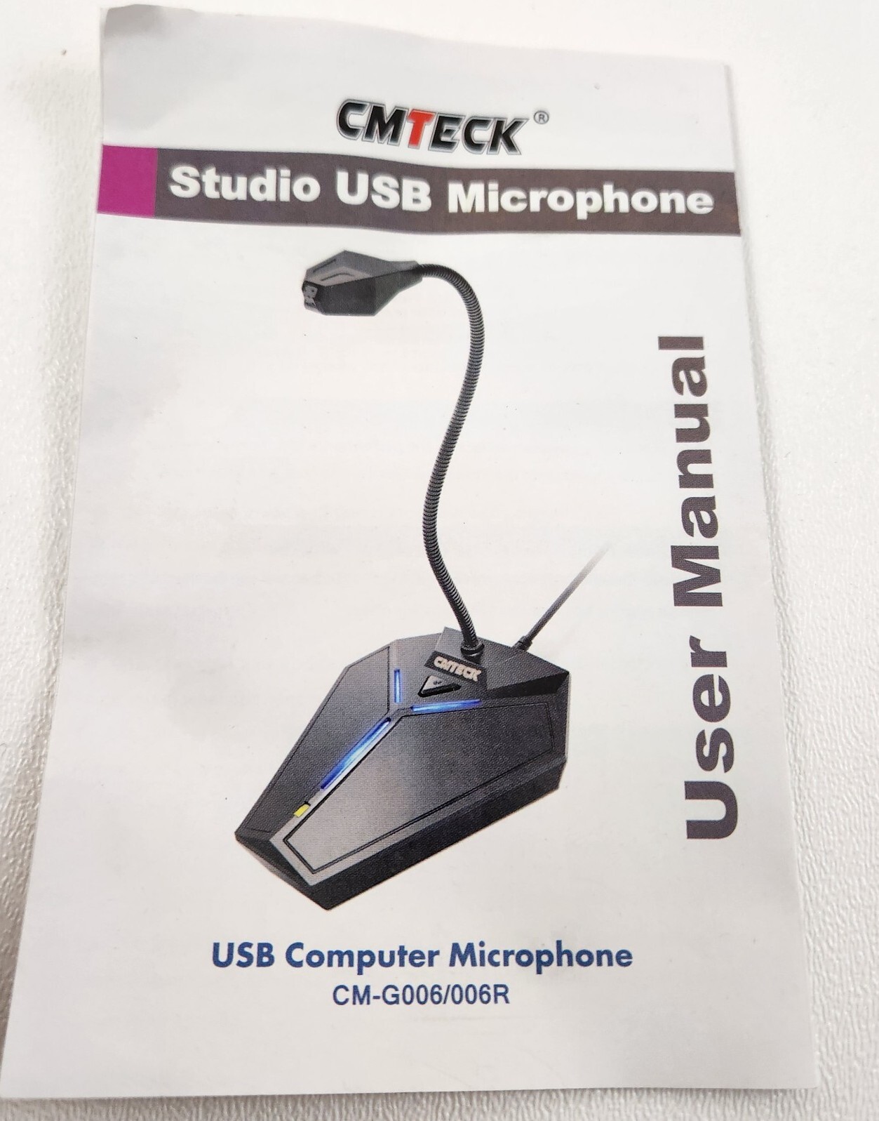 CMTECK CM-G006 Studio USB Computer Microphone - Black