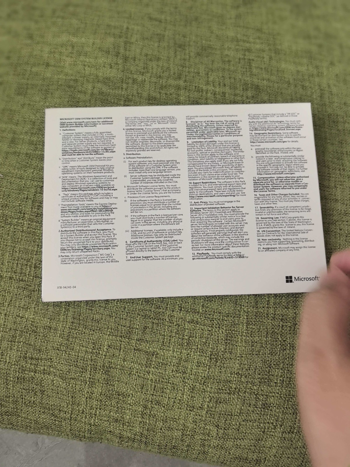 Windows Server 2022 datacenter 64bit 24 Core 50 cal DVD + PRODUCT LICENSE KEY'