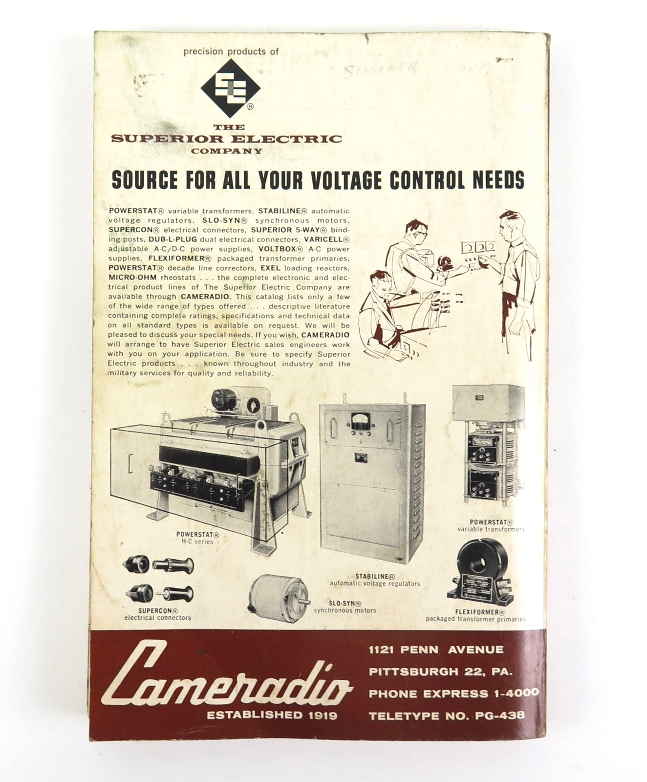 Vintage 1961 Cameradio "Everything Electronic" Catalog