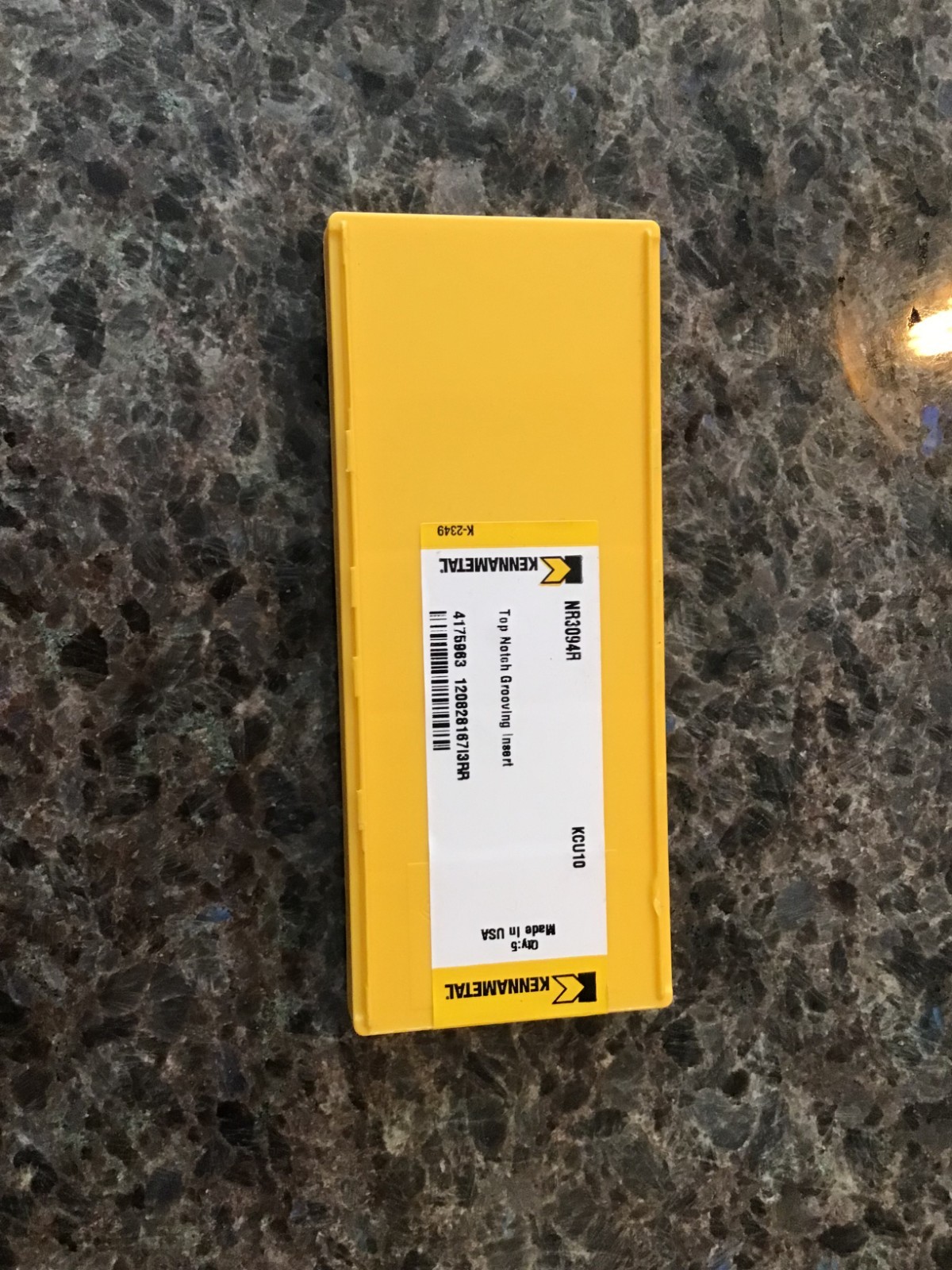 Kennametal NR3094R KCU10 Top Notch Grooving Insert 4175963 Box of 5 N.I.B.