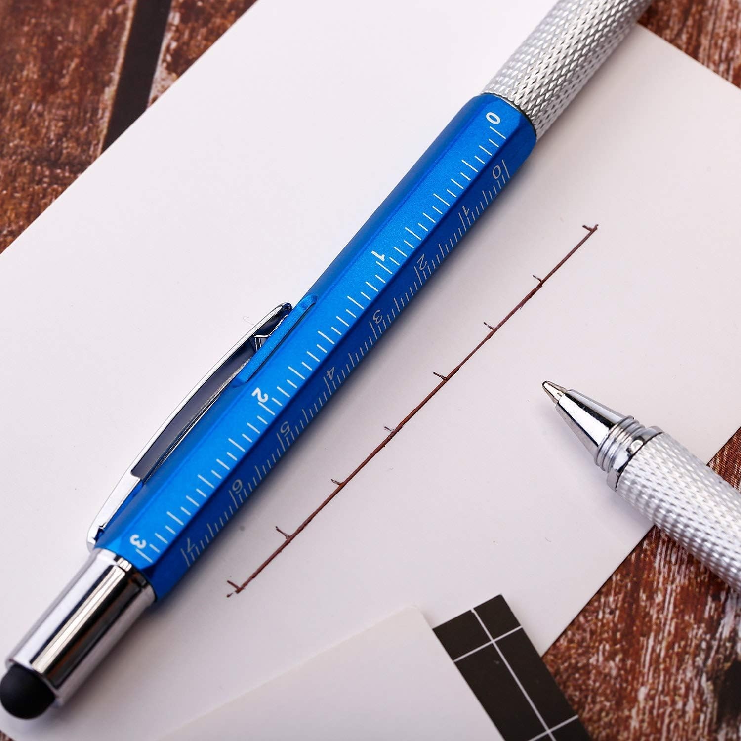 Portable Multi-tool Pen Set - Practical and Fun Gift for Men in 4 Colors