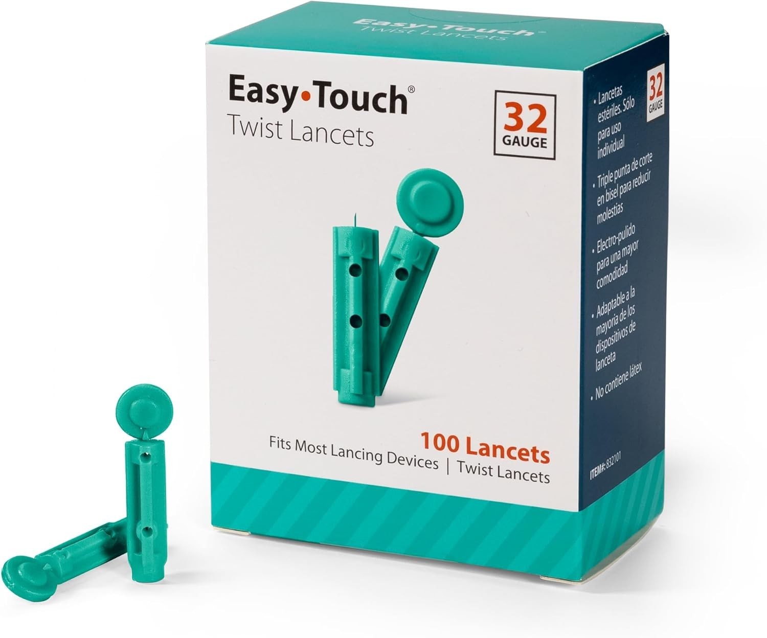 Twist Lancets - 32 G, 100 per Box