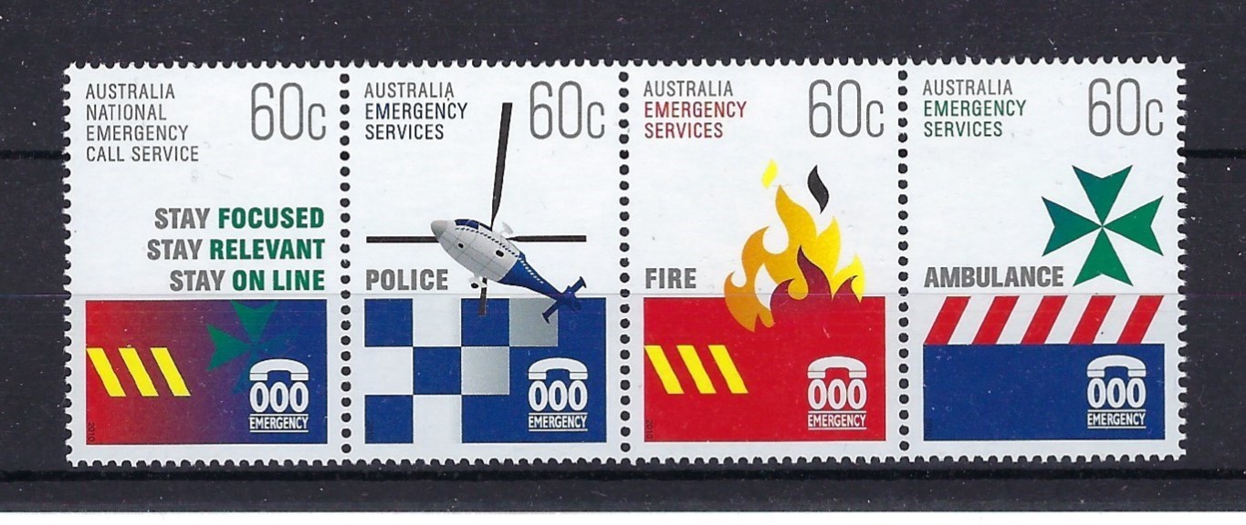 AUSTRALIA #3307a MINT, NH HORIZONTAL STRIP OF 4