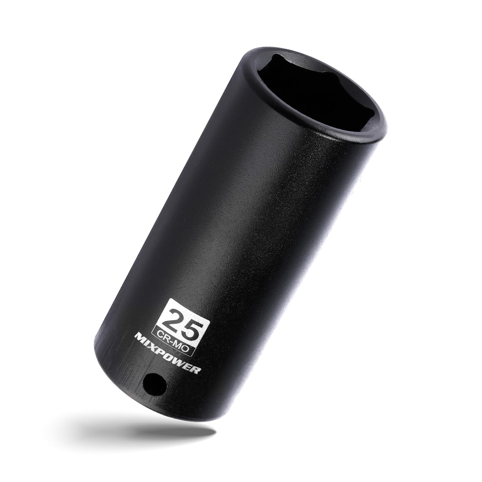 1/2" Drive Deep Impact Socket,CR-MO,25mm,6 Point, Radius Corner 25mm