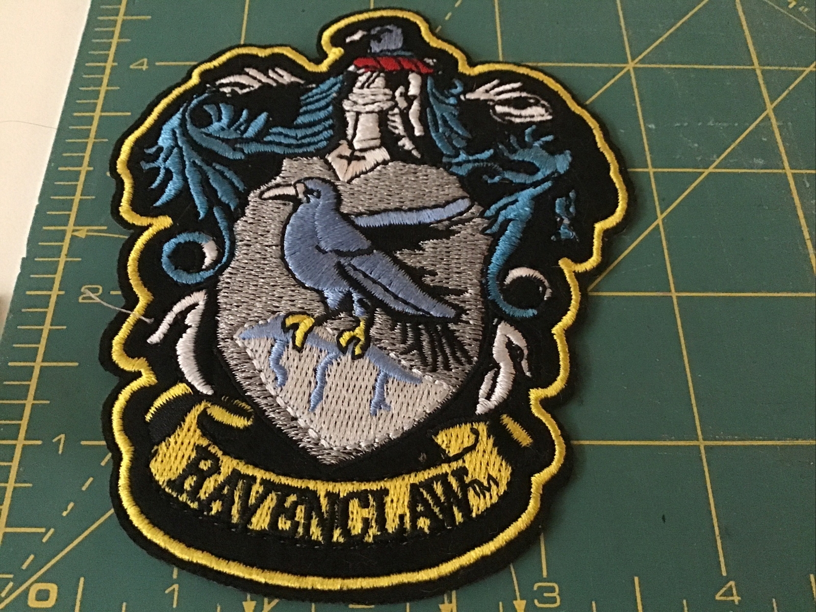Ravenclaw House Crest Logo Harry Potter Hogwarts Embroidered Iron On Patch