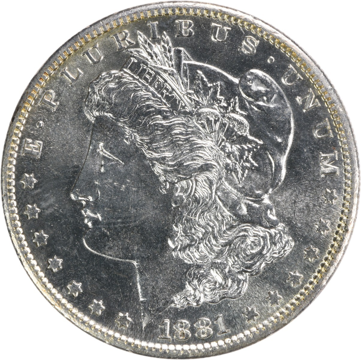 1881-S Morgan Silver Dollar Choice BU Uncertified #359