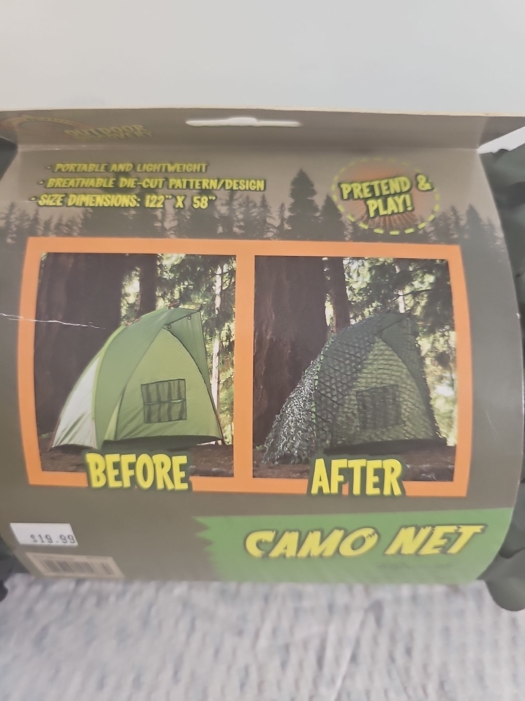 Outdoor Discovery Camo Net 122"x58"