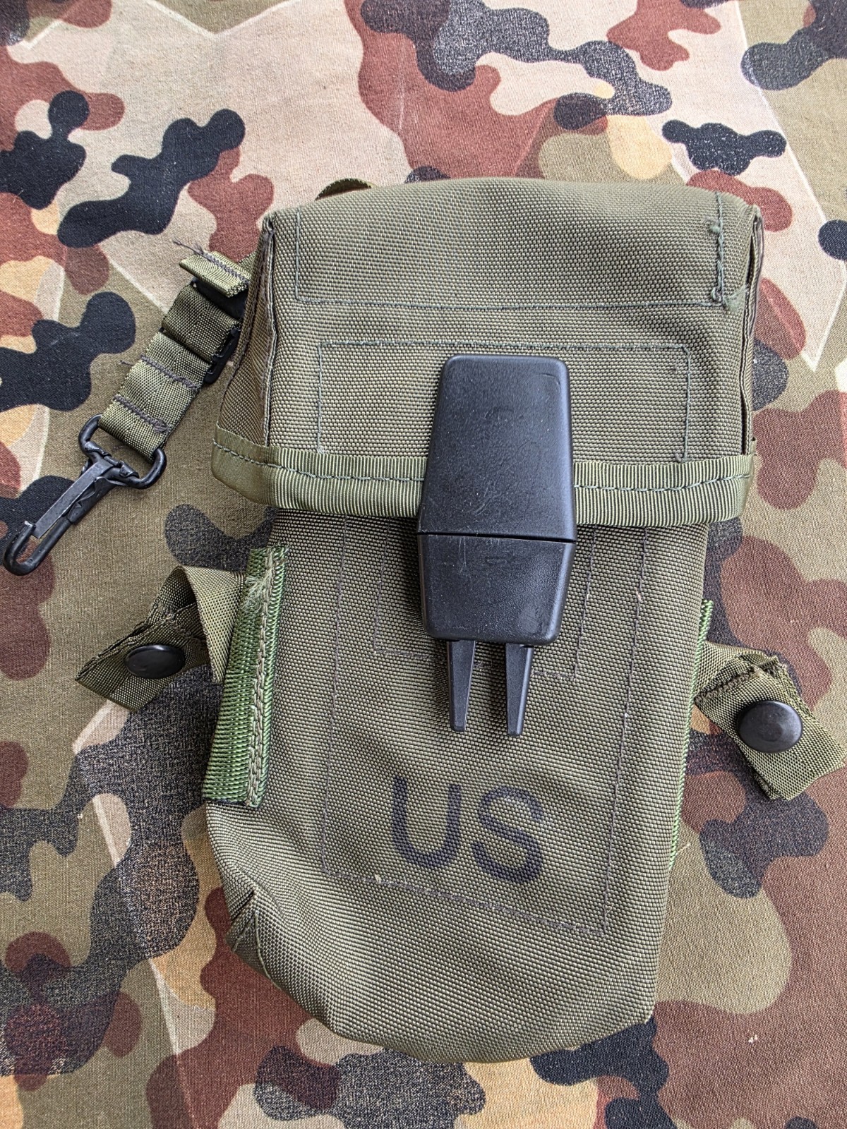 US Army VietnamM14 Ammo Rifle Pouch w Alice Clips OD NYLON Nylon M67 Vietnam