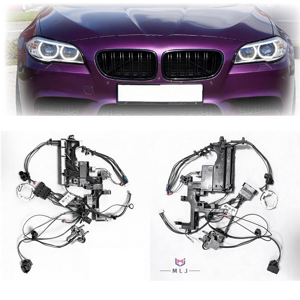 For BMW 5 Series F18 F10 F11 2014-2017 headlight wiring wire harness With AFS US