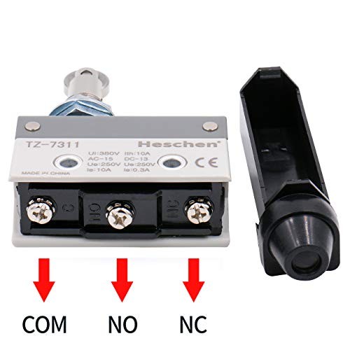 Horizontal limit switch TZ-7311 momentray parallel roller plunger actuator AC