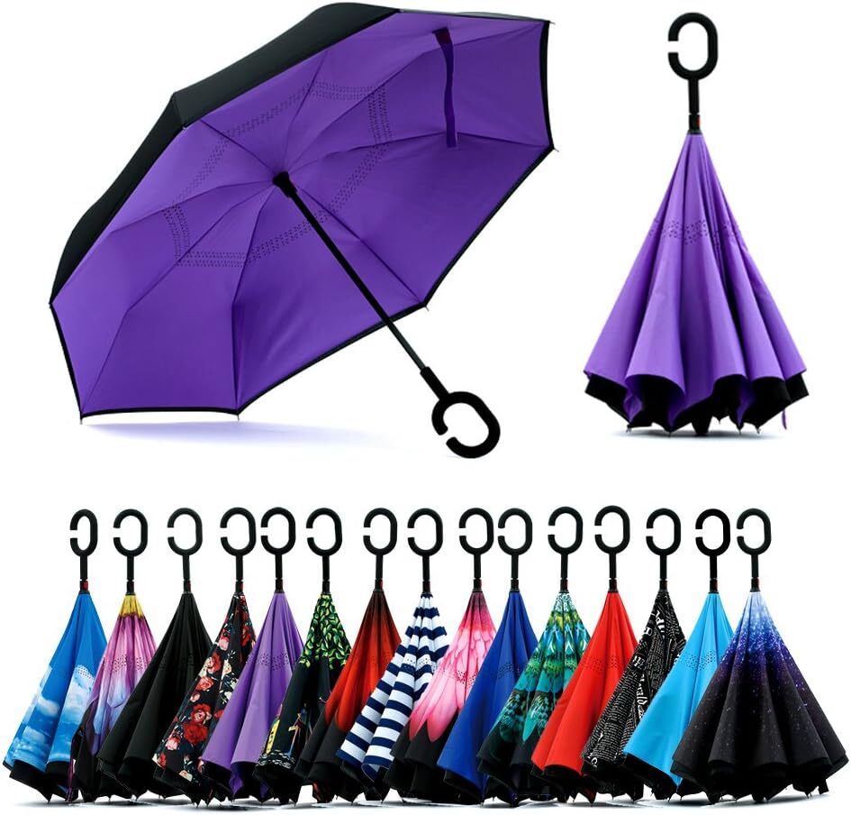 SIEPASA 40/49/56/62 Inch Inverted Reverse Upside Down 56 Inch, Purple