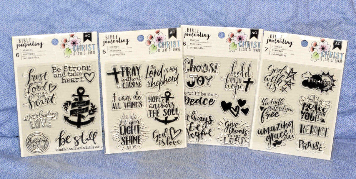 American Crafts Bible Journaling Stamps: you choose / Combined shipping: NEW!