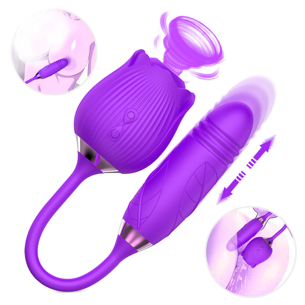 Rose-Sucker-Toys-Christmas-Rose-Massager-Gifts-for Her, Mom,Wife, Women