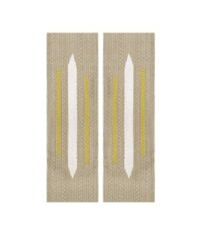 German Collar Litzen - Bevo Coastal Artillery - Yellow