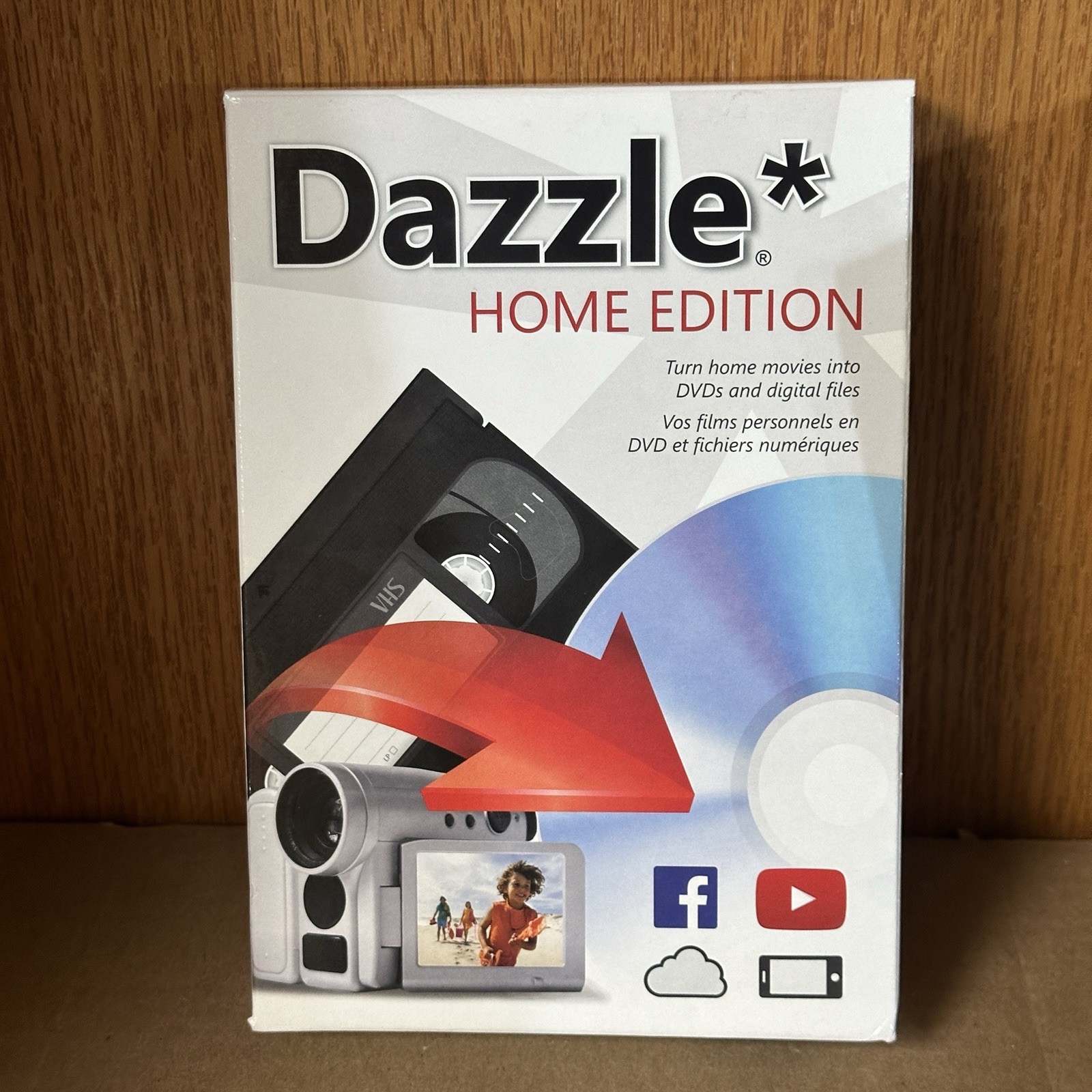 Pinnacle Dazzle Home Edition Home Movies to DVD & Digital Converter New Sealed