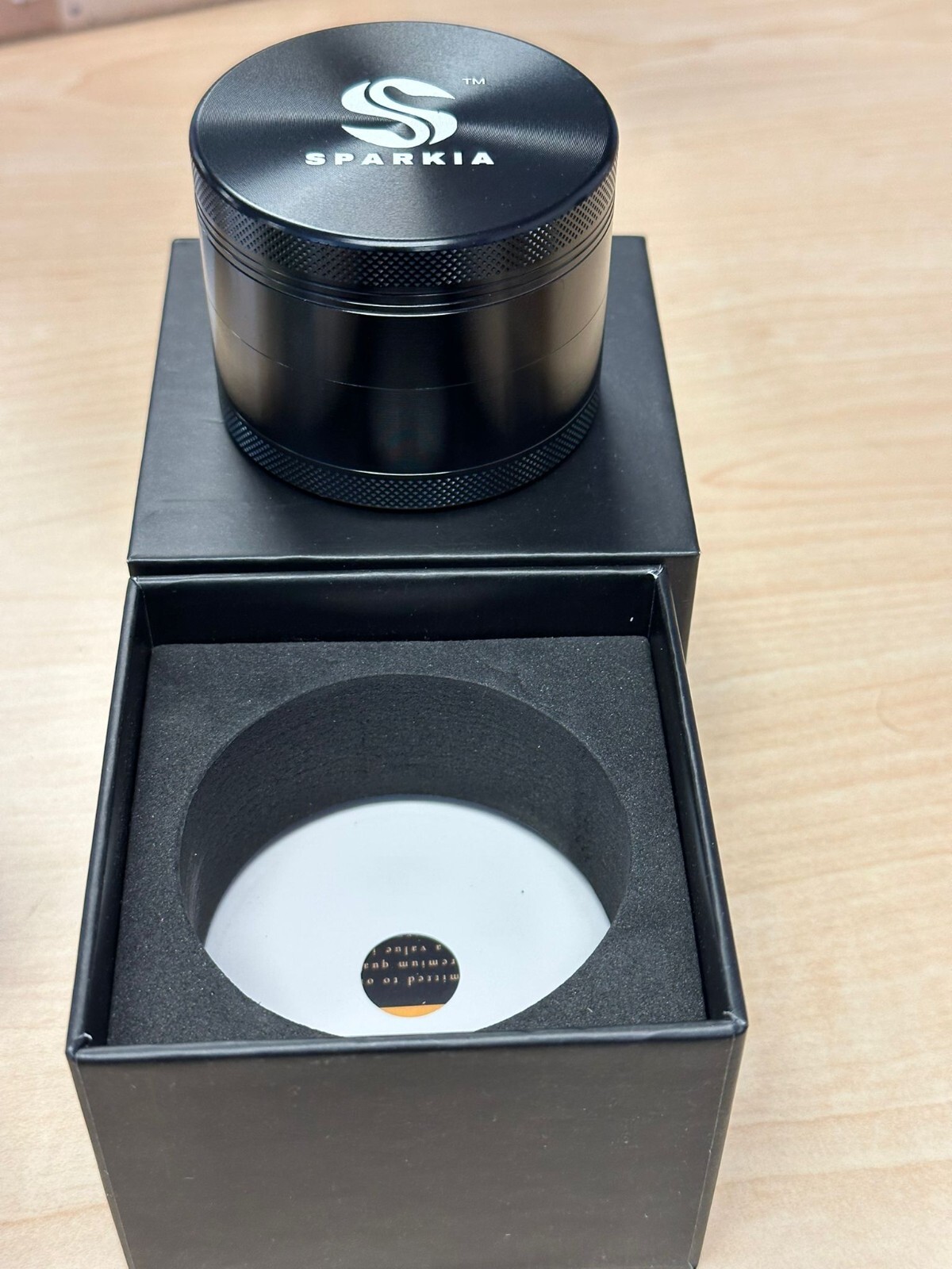 4 Piece Tobacco Spice Herb Grinder  Metal (Black)