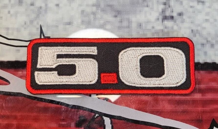 EMBROIDERED 5.0 PATCH (PLease Read Ad)
