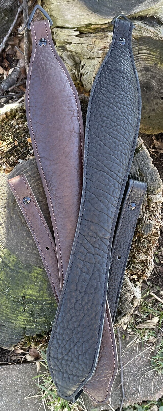 Rifle Slings Genuine Bison Leather Choice of 2 Colors