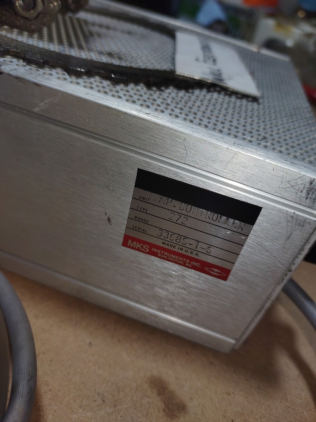 MKS Type 272 Temperature Controller =Used= Tested = Working =