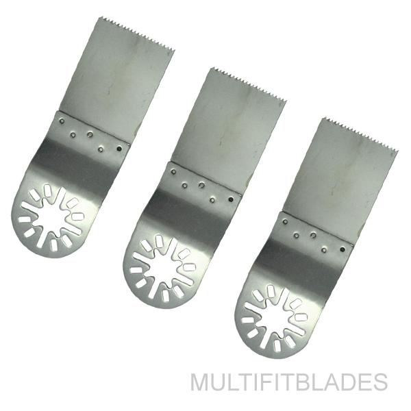 3 x 1-1/4” Stainless Oscillating Multi Tool Saw Blades-fit traditional models
