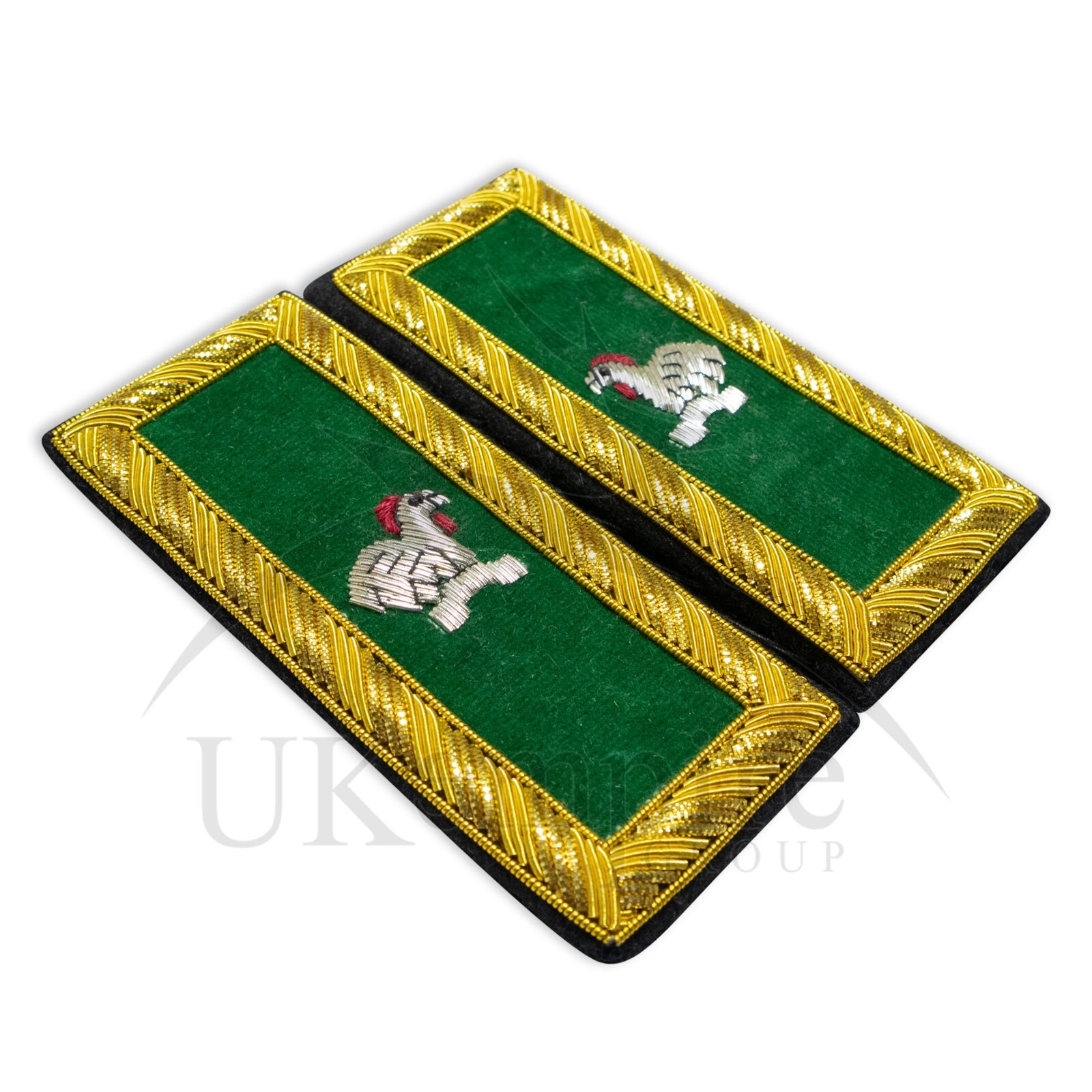 Masonic Knight Templar Captain General Shoulder Boards – Hand EMB Small