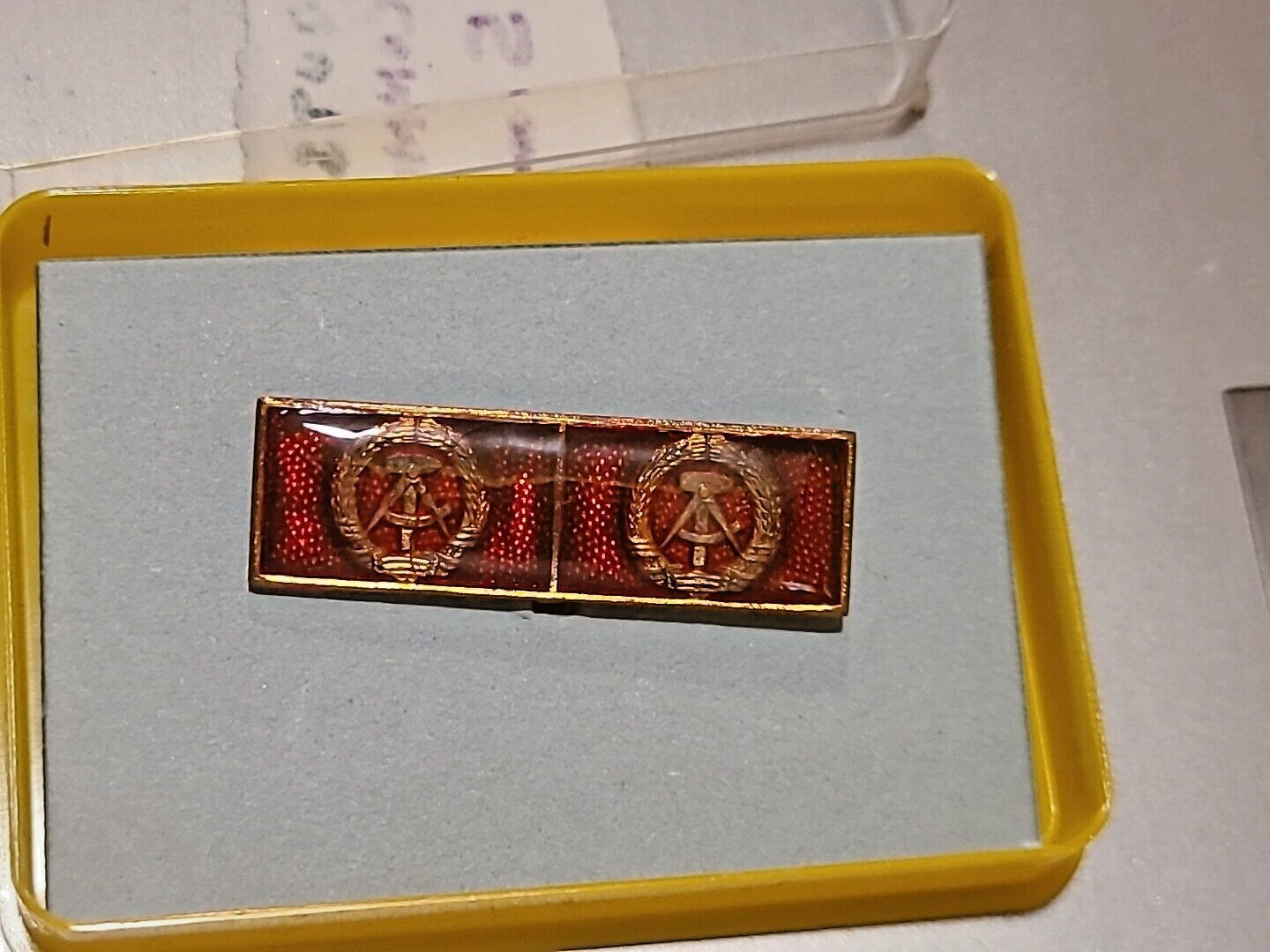 East German Army Outstanding Communist Service 5 & 7 Year Badge