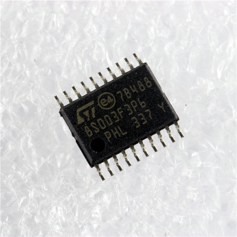5PCS STM8S003F3P6 Manu:ST Encapsulation:TSSOP-20 8-Bit Microcontroller