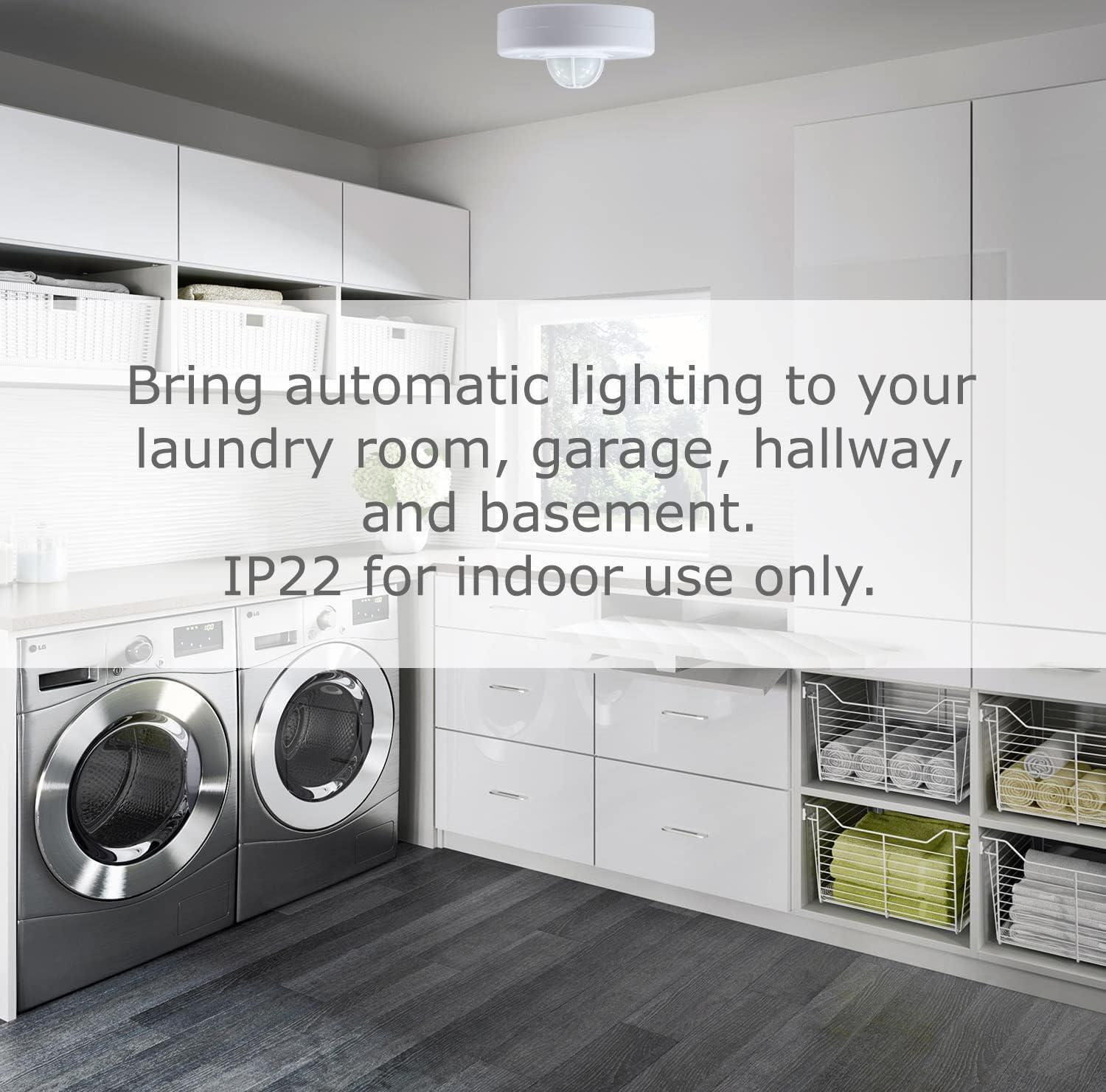 YCA1001 Ceiling Mount PIR Motion Sensor Light Switch, 360 Occupancy Sensor Lamp