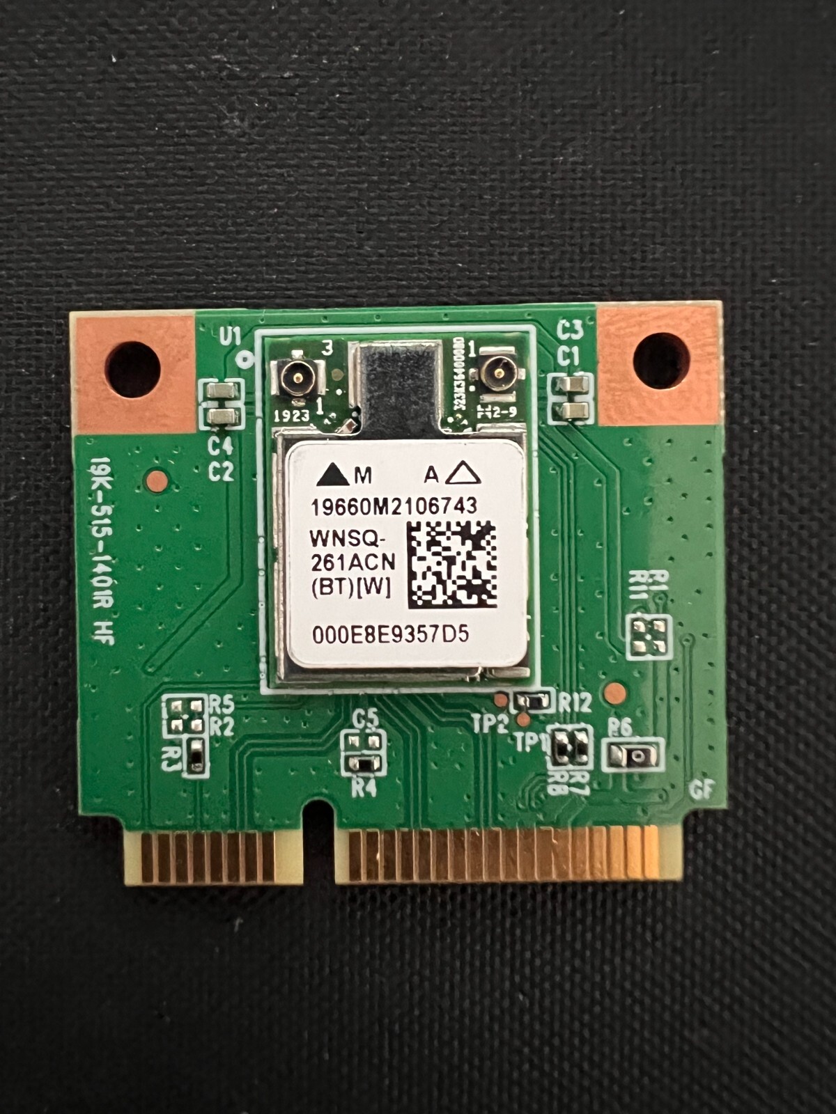 [2Pcs] WPEQ-261ACN(BT) 802.11ac/a/b/g/n Wi-Fi Combo Mini PCIe Module (WiFi 5)
