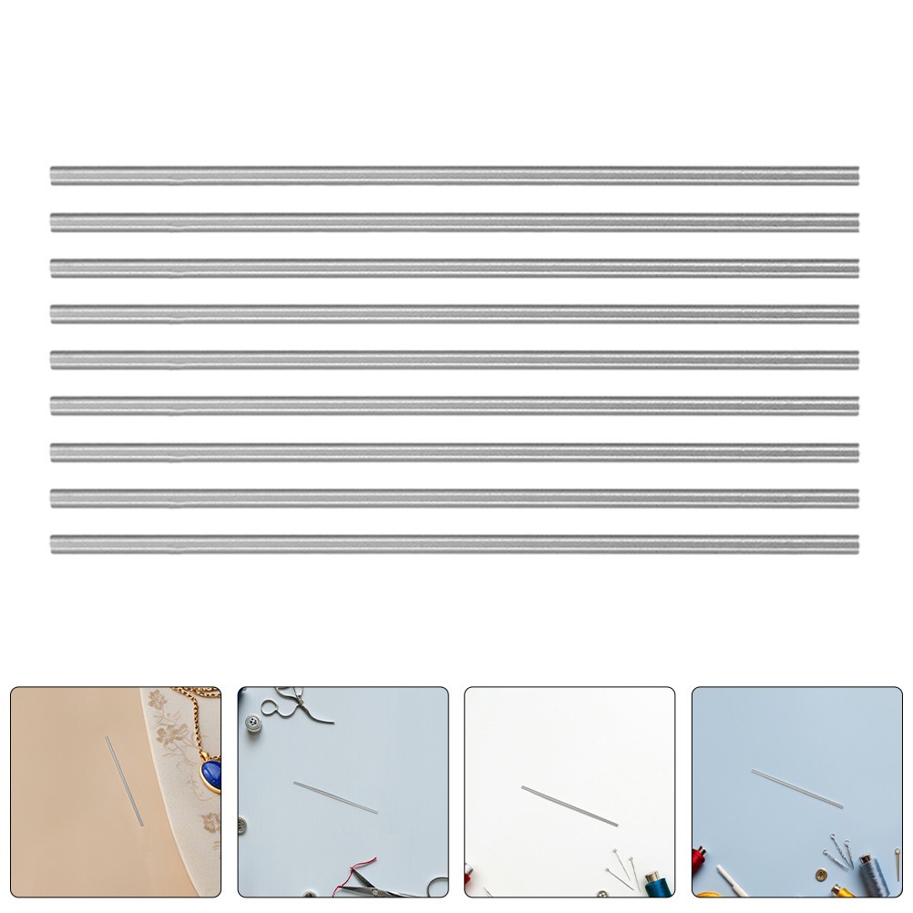 30pcs Stainless Steel Rod Pins for Blocking Board Knitting and Crochet Supplies