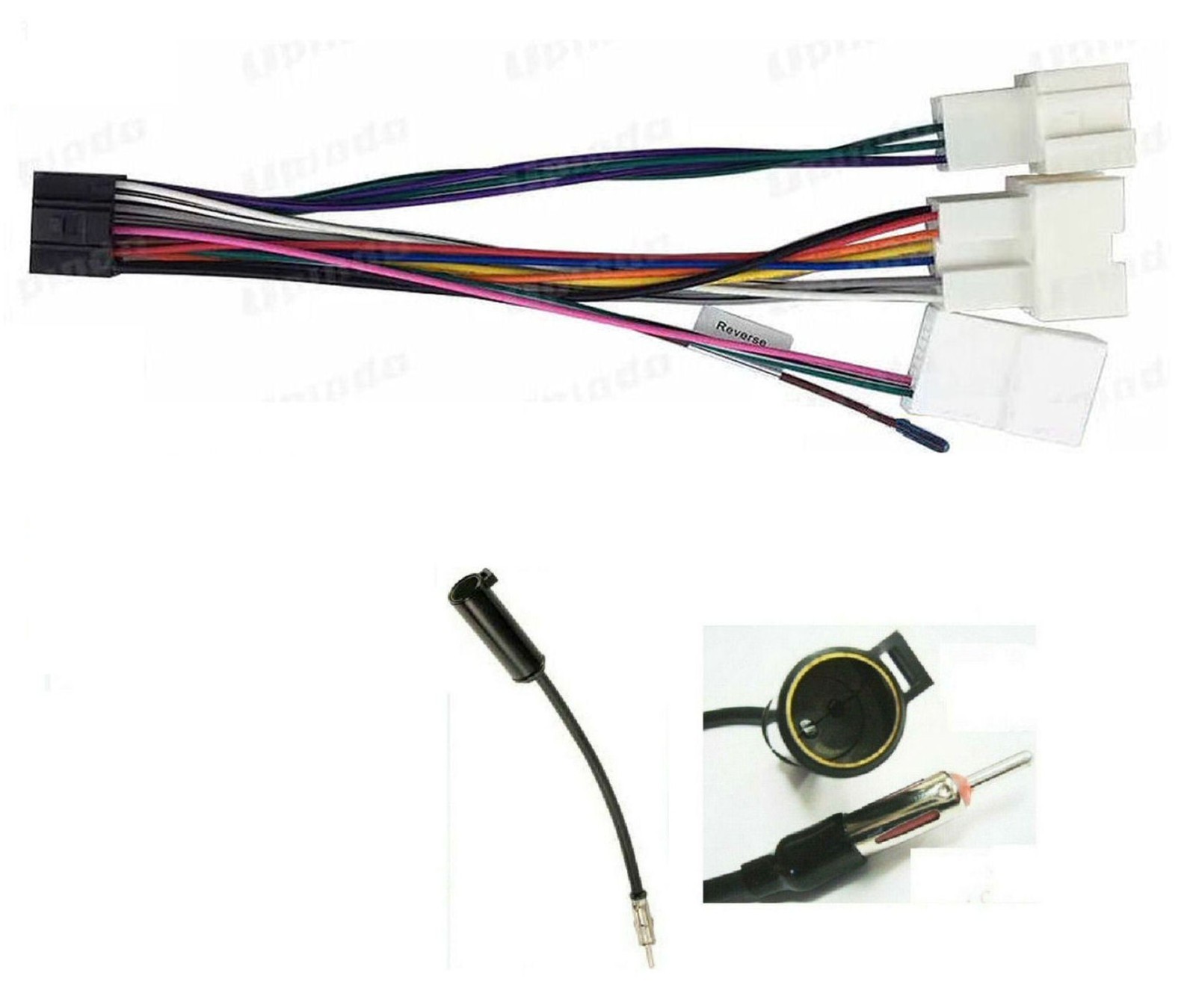NISSAN 200SX 1995-1999 16 PIN ANDROID POWER SPEAKERS STEERING ANTENNA CABLE
