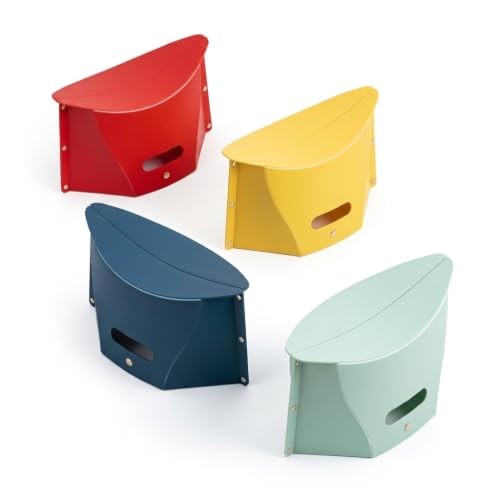 4 Pack Lightweight Folding Collapsible Portable Stool - Camping 4 Pcak Small