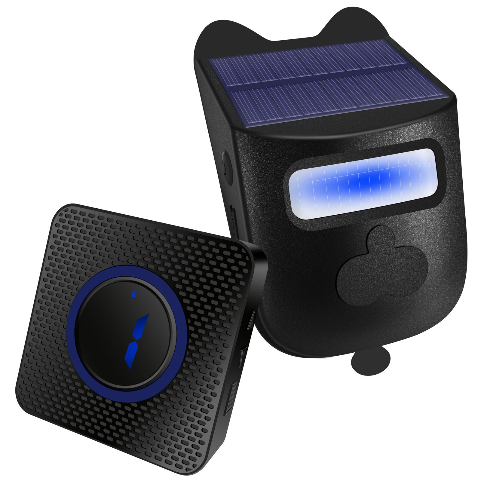Solar Wireless Driveway Alarm Sensor Alert System Security Long Range IRDetector