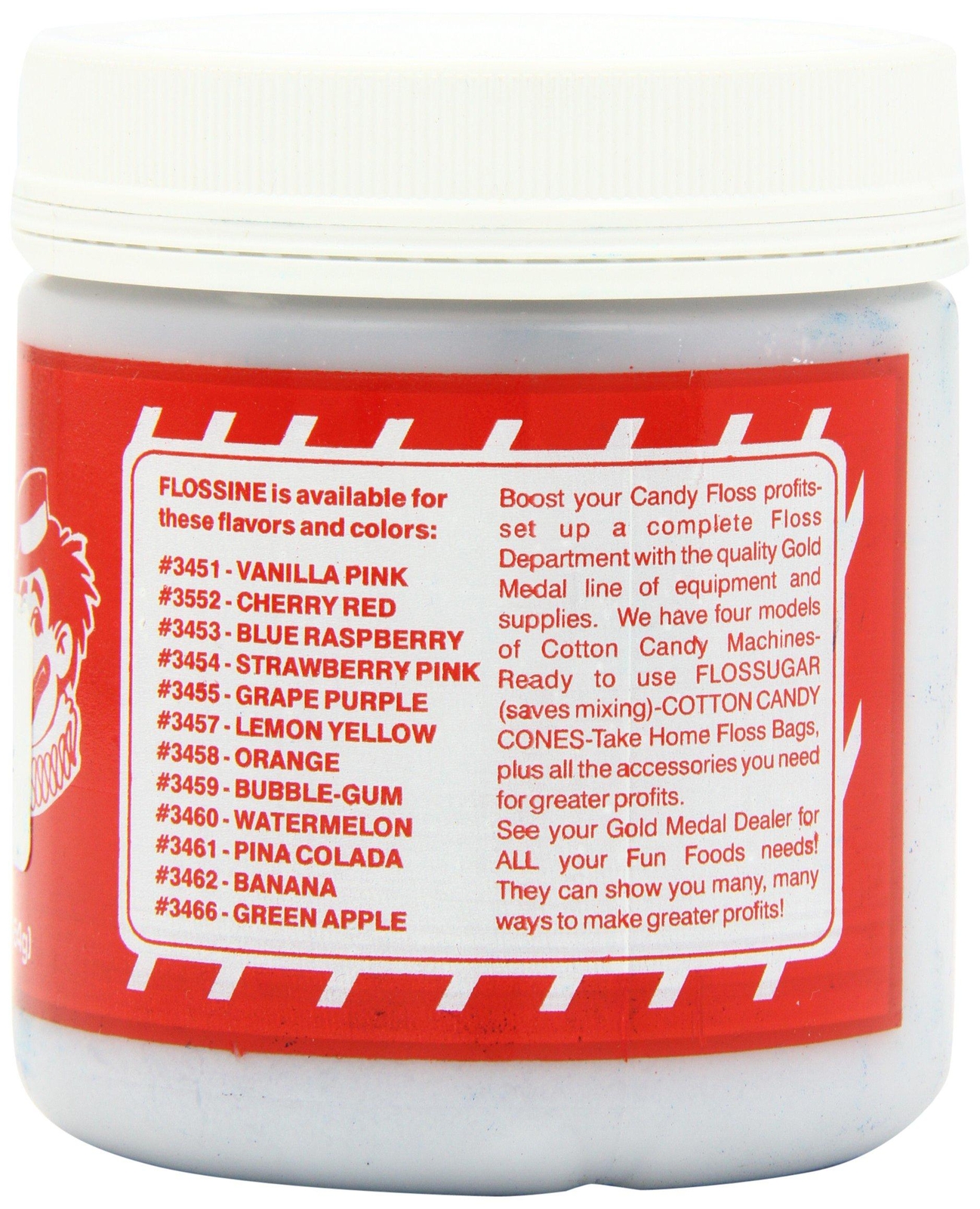 Gold Medal Flossine Can, Blue Raspberry