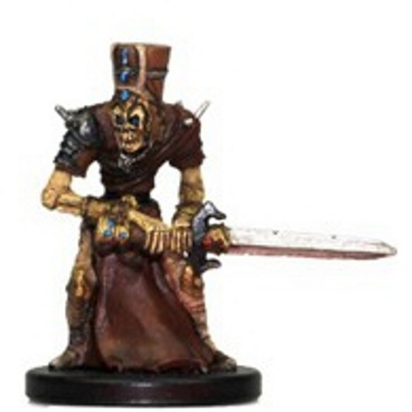 D&D Pathfinder Mini Shattered Star 27 Skeleton Champion UC