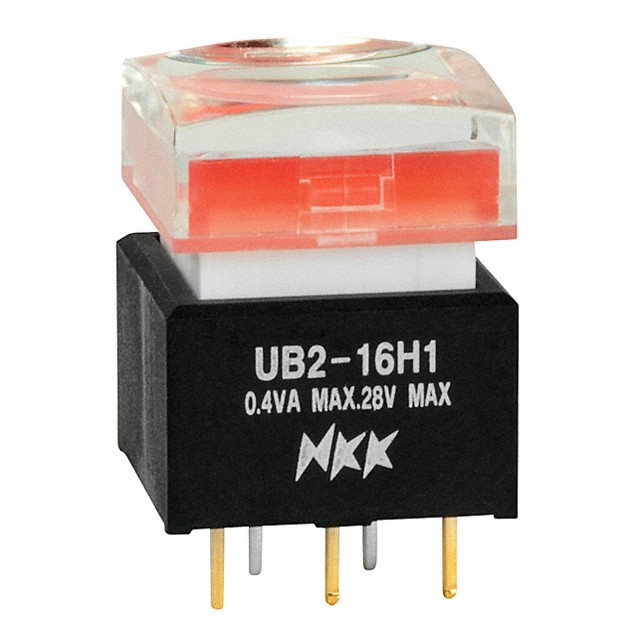 1 PC NKK Switches UB216SKG035C-1JC SWITCH PUSH SPDT 0.4VA 28V