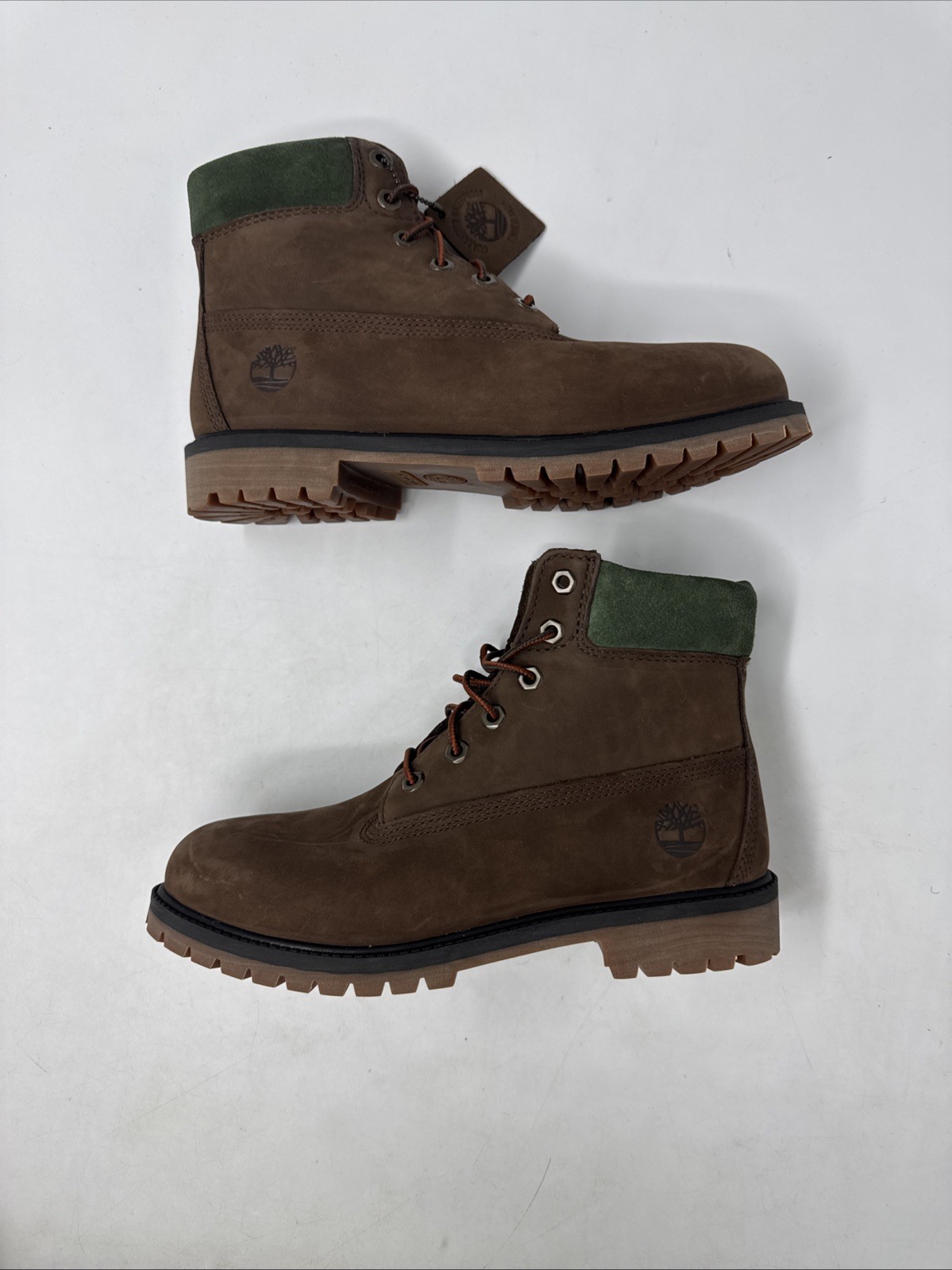 Timberland 6 IN Lace Waterproof Dark Brown Nubuck TB0A6BET-W07 Men’s Sizes 4-6