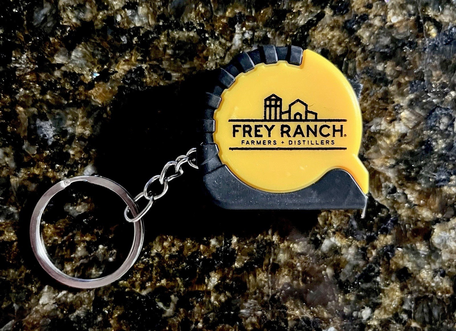 Frey Ranch Bourbon Whiskey Tape Measurer Keychain 1 Meter / 39 inches **NEW**