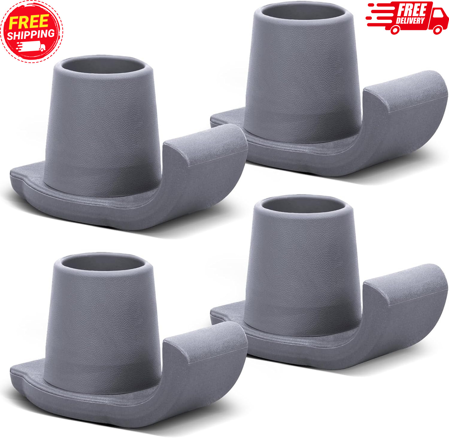 Walker Ski Glides 4 Pack, Universal Folding Walker Glides for Smooth Mobility