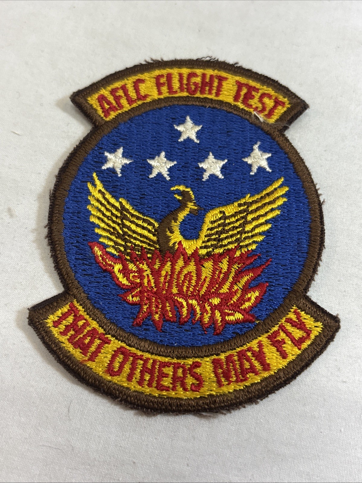 USAF 2874th Test Squadron Patch McClellan AFN AFLC Flight Test