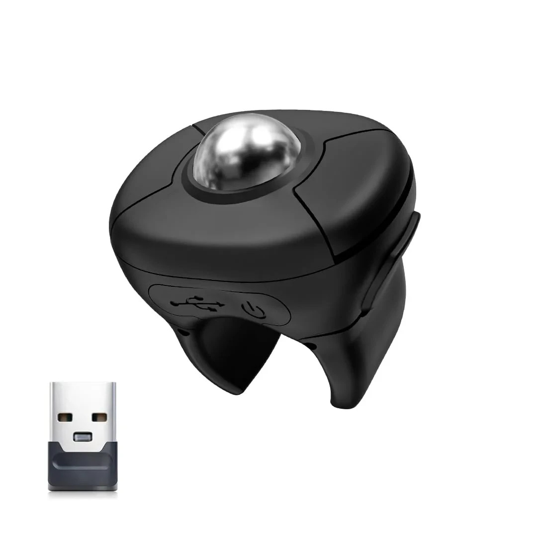 Rechargeable Wireless Dual-Mode Ring Mouse can be Switched to PowerPoint Keynot