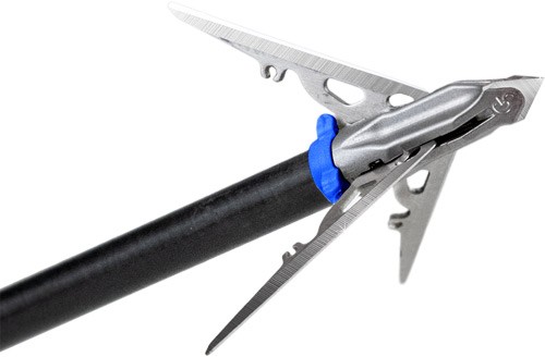 G5 Outdoors MegaMeat Expandable Broadhead 100gr 3-Blade 2 in Cut Stainless 3pk